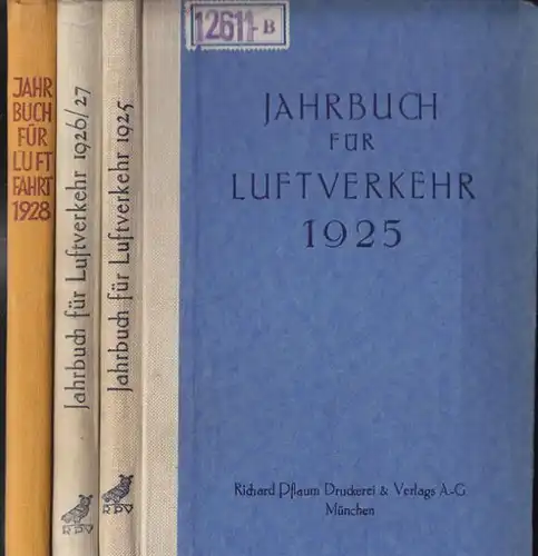 Jahrbuch für Luftfahrt. Hrsg. Fischer v.... 1925