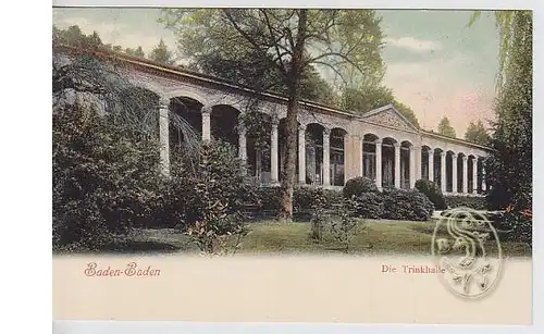 Baden-Baden. Die Trinkhalle. 1890