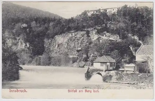 Innsbruck. Sillfall am Berg Isel. 1910