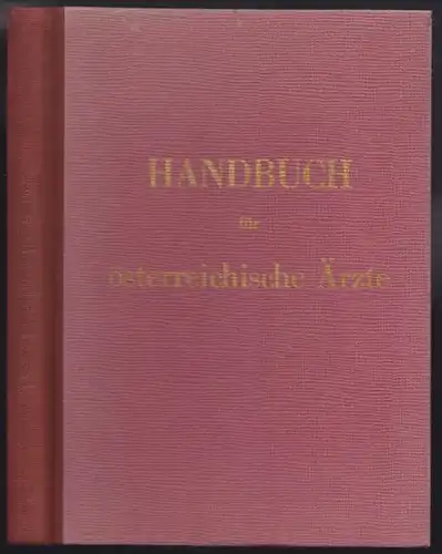 Handbuch für österreichische Ärzte.... 1952