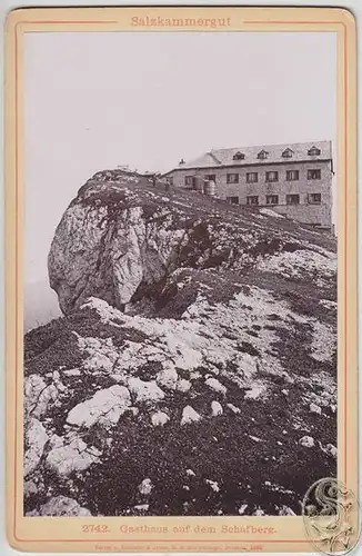 Salzkammergut. Gasthaus auf dem Schafberg. 1892
