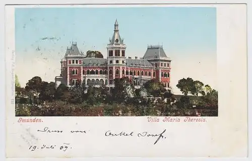 Gmunden. Villa Maria Theresia. 1890