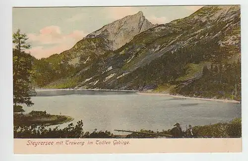 Steyrersee mit Traweng im Todten Gebirge. 1900