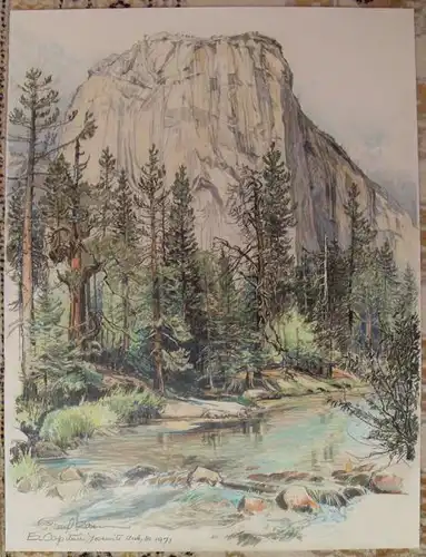 KASIMIR, El Capitan, Yosemite. 1973