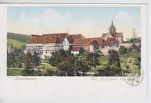 Bebenhausen. Kgl. Jagdschloss mit Kirche. 1890