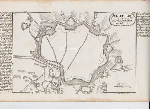 BODENEHR, Schletstadt Eine aus denein X.... 1725