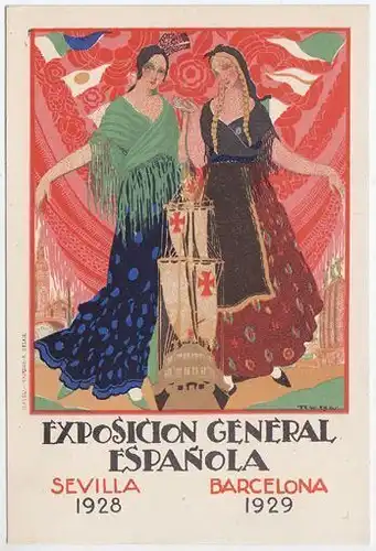 Exposicion general Espanola. Sevilla 1928. Barcelona 1929. Fabregas