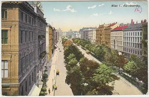 Wien I., Kärntnerring. 1900