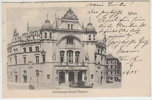 Wien. Jubiläums-Stadt-Theater. 1910