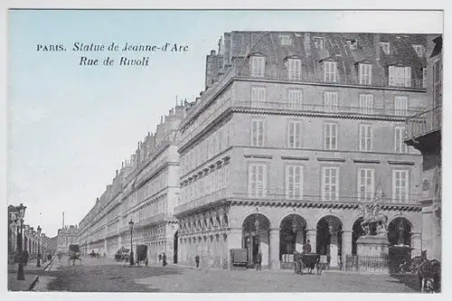 Paris Statue de Jeanne-d' Arc, Rue de Rivoli 1900