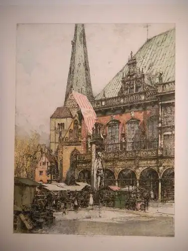 KASIMIR, [Hamburg mit Petrikirche]. 1936