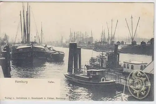 Hamburg. Hafen. 1900