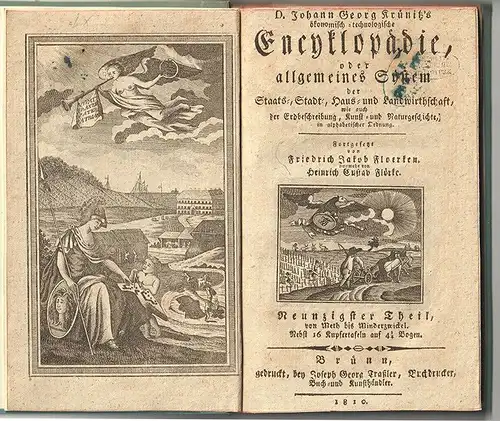 Oekonomisch-technologische Encyklopädie, oder allgemeines System der Sta 0955-22