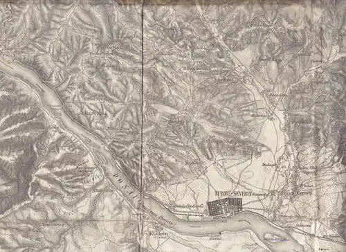 Karte Mehadia  Zone 26,  Kol. XXVII 1915