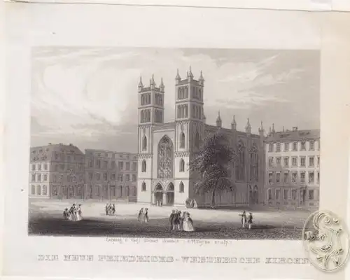 Das neue Friedrich-Werdersche Kirche. 1840