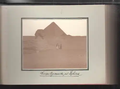 Reisebilder aus Kleinasien (Palästina), Kairo, Aegypten 1910 und aus dem schönen