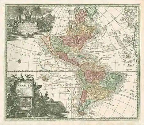 Novus orbis sive America meridionalis et septentrionalis per sua regna provincia