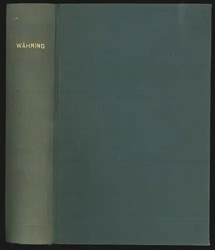 Währing. Ein Heimatbuch des 18. Wiener Gemeindebezirkes. 0399-10