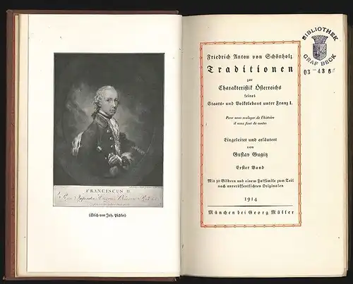 Traditionen zur Charakteristik Österreichs, seines Staats- und Volkslebe 0755-23