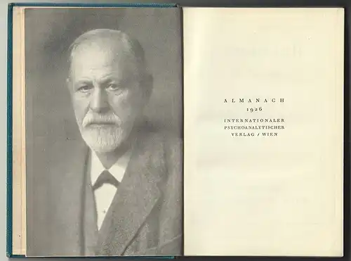 Almanach der Psychoanalyse 1926. STORFER, A[dolf] J[osef]. (Hrsg.).