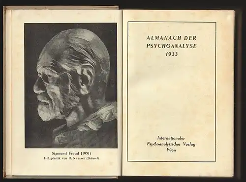 Almanach der Psychoanalyse 1933.