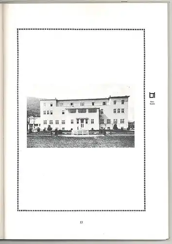 Josef Hoffmann. Sanatorium Purkersdorf. Documentation. BRECKNER, Gunter.