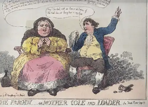 The parody, - or Mother Cole and Loader. 1784