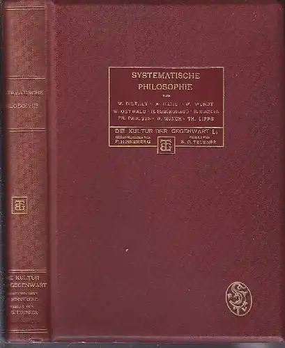 Systematische Philosophie von W. Dilthey, A.... 1907