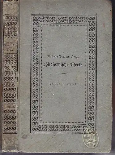 KRUG, System der theoretischen Philosophie.... 1818
