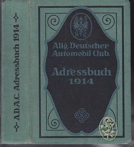 ADAC Adressbuch 1914. 1913