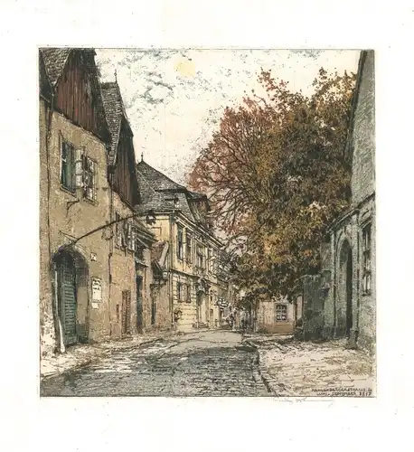 Kahlenbergerstrasse. KASIMIR, Luigi. Graphiker (1881-1962).