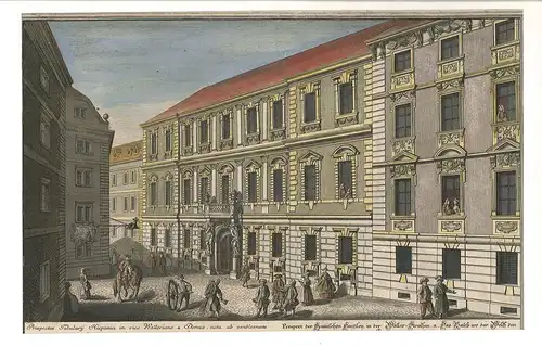 Prospectus Tabulary Hispanici in vico Walleriano, a Domus, nota ab emblemate lup