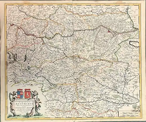 Circuli Austriaci pars septentrionalis in qua Archiducatus Austriae et Ducatus S
