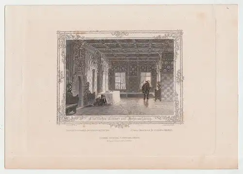 Fürstliches Zimmer auf Hohensalzburg. 1845