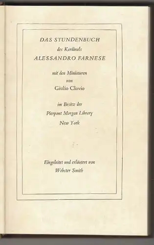 Das Stundenbuch des Kardinals Alessandro... 1976