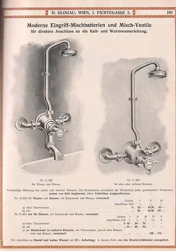 Glogau. Wien I. Fichtegasse No 5. Hauptkatalog 1913 über sämtilche Artikel für G