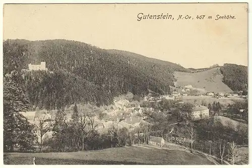 Gutenstein, N.-Oe., 467 m Seehöhe.