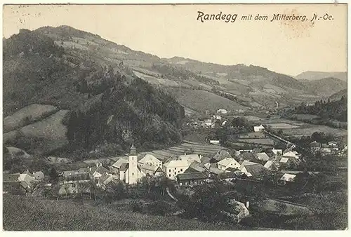 Randegg mit dem Mitterberg, N.-Oe.