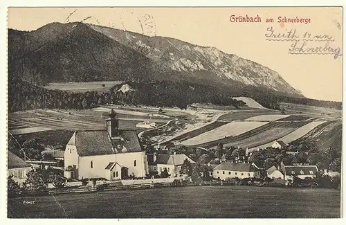 Grünbach am Schneeberge.