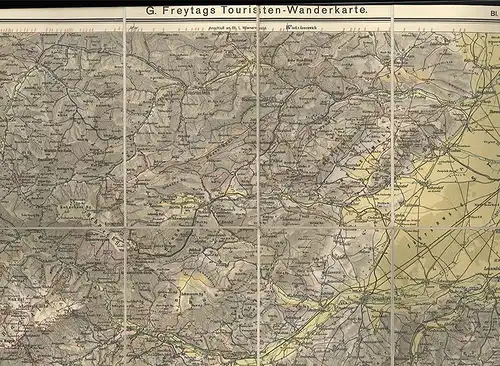 G. Freytag`s Touristen-Wanderkarten. Rax, Schneeberg. Maßstab 1: 100.000. Bl. 2.