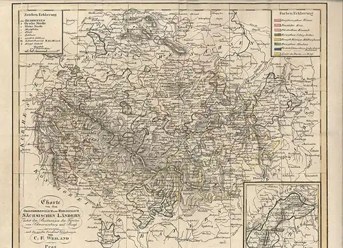 Charte von dem Grossherzöglichen und herzoglich Sächsischen Ländern nebst den Be