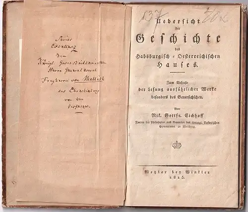 Uebersicht der Geschichte des Habsburgisch-Oesterreichischen Hauses. Zum Behulfe