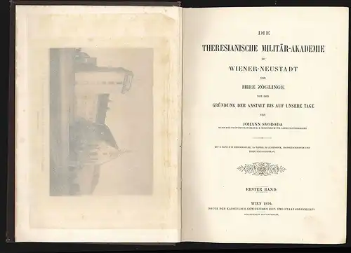 Die theresianische Militär-Akademie zu Wiener Neustadt und ihre Zöglinge 1585-23