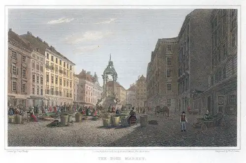 BATTY, The Hohe Market. Engraved by Thom. Owen. 1823