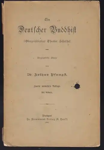PFUNGST, Ein Deutscher Buddhist... 1901