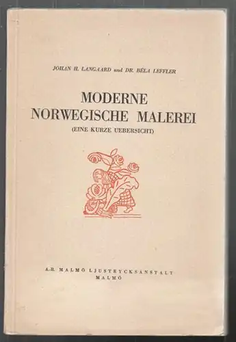 LANGAARD, Moderne norwegische Malerei. (Eine... 1931