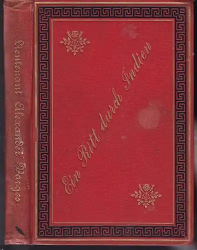 VARGES, Ein Ritt durch Indien. 1892