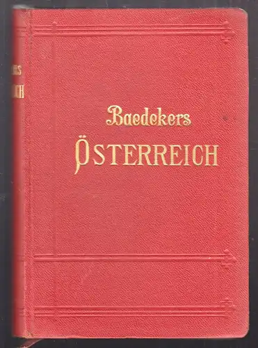 BAEDEKER, Österreich. Handbuch für Reisende. 1926