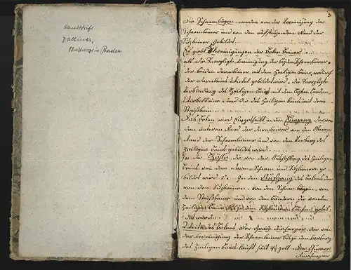 Handschrift zum Thema Geburtsheilkunde. DOLLINER [Josef].