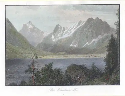 Der Achenthaler-See. 1853